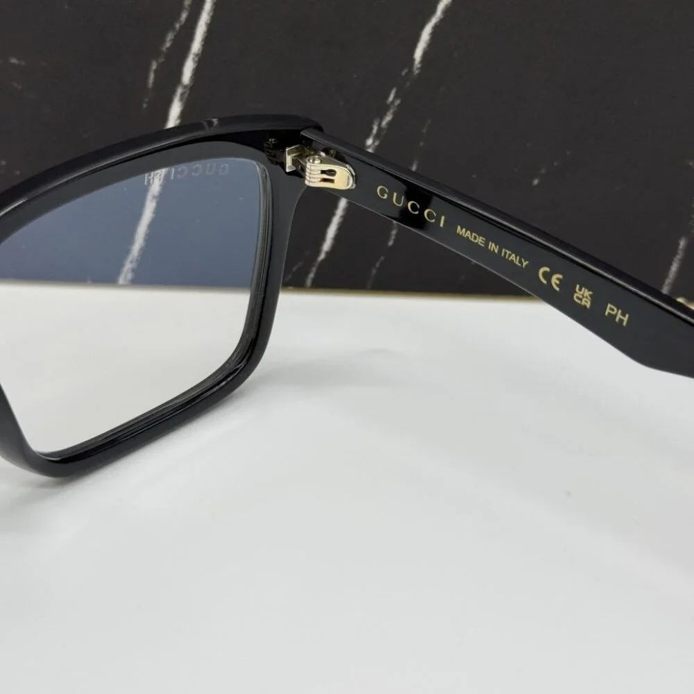 NEW GUCCI GG0964S 001 EYEGLASSES MEN BLACK SQUARE EYEWEAR